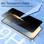 2-Pack Privacy Screen Protector for Samsung S25 5G, Anti-Spy, Tempered Glass, Fingerprint ID