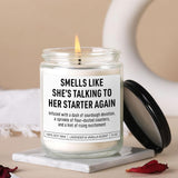 Funny Sourdough Starter Candle, Sourdough Gifts, Unique Baking Gifts For Women Who Love To Bake, Bread Bakers & Lovers, Sour Dough & Baking Accessories, Birthday, Christmas Presents For Baker