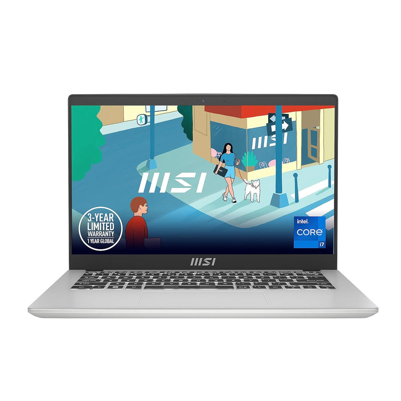 MSI Modern 14 Laptop: Intel Core i7-1355U, Intel Iris Xe, 14" FHD, 16GB DDR4,