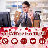 24 Pcs Funny Valentine'S Day Card For Coworkers, With Envelopes And Stickers 6 Designs Blank Inside Humorous Valentine'S Day Cards For Coworker Colleague For Colleague Boss Employees