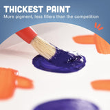 Constructive Playthings Washable Tempera Paint For Kids, Classroom Painting Supplies, 1 Pint, Brown