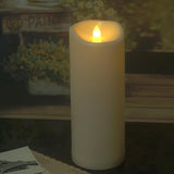 10"X4" Battery Operated Flameless Led Pillar Candle, Outdoor Waterproof Flickering Light With Remote & Timer For Halloween Party Wedding Party Home Decoration, 1 Pack