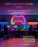 RGBIC Neon Rope Light 5M Matter Compatible LED Strip Lights with Music Sync Smart Home Control