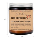 Baseball Mom - Baseball Mom Candle - Baseball Mom Gift - Baseball Team Mom Gift - Birthday Gift For Mom - Mother'S Day Gift - Unique Gift For Mom - Baseball Gift Manager