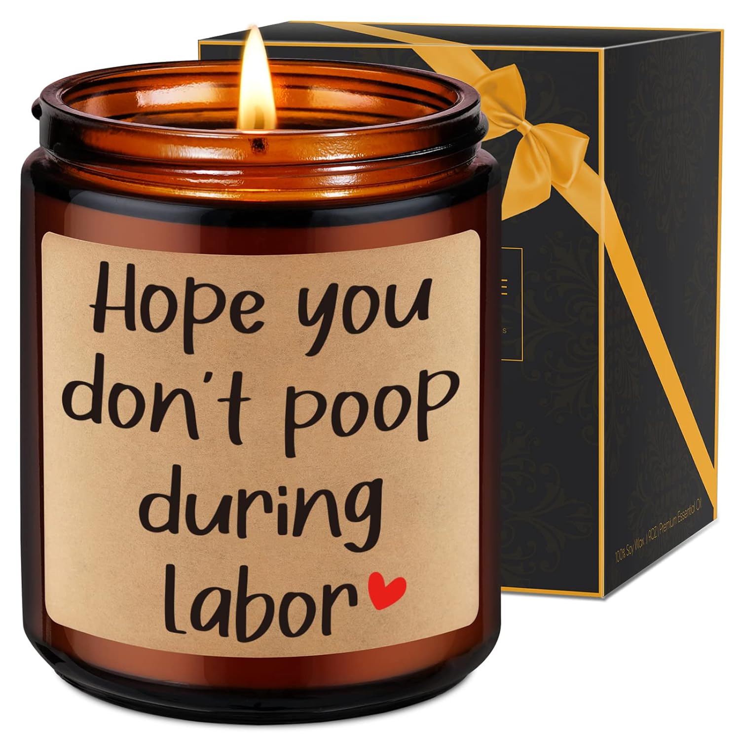New Mom Candle For Women, Funny Baby Shower, Pregnancy Gifts For First Time Mom, Pregnant Women Wife Friend, Maternity, Mothers Valentines, Pregnancy Gifts For Expecting Mommy Mama To Be