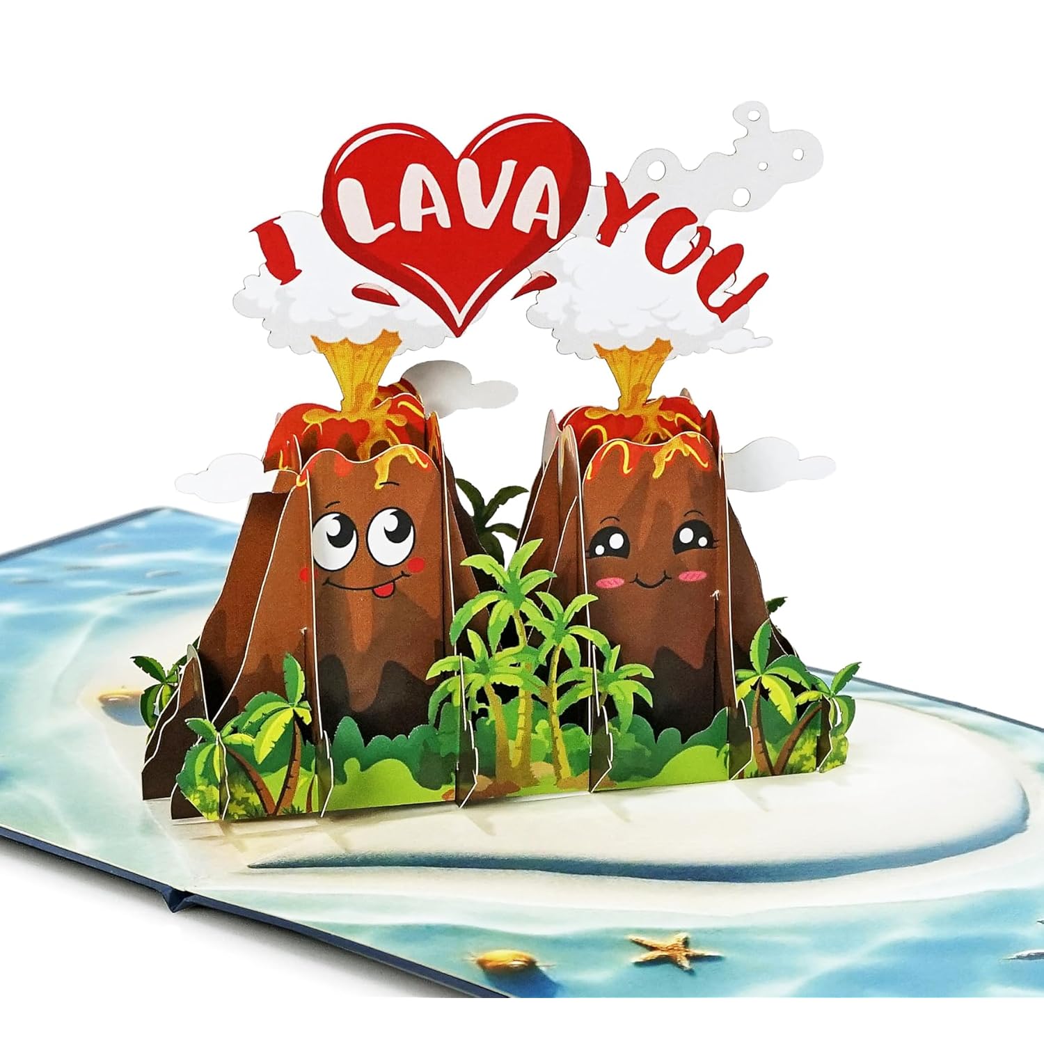 Cutpopup Lavau, Anniversary Card Pop Up, Valentines Day, Wedding, Engagement, 3D Greeting Card (I Lava U) Sd207Us1515