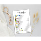 Children'S Book Pictionary Fun Guessing Baby Shower Game, 24 Cards