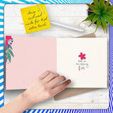 Grandma Birthday Card - The Most Wonderfully Lovely - Happy Birthday Card For Grandma From Grandson Granddaughter, 5.7 Inch Colourful Floral Design Bday Greeting Cards