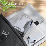 Mini Projector, 1080P, WiFi, Portable, Home/Outdoor, iPhone/Android, USB