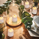 48Pack Flameless Flickering Led Votive Tealight Candles,200+Hour Lasting Battery Operated Candles,Soft White For Valentine'S Day,Wedding,Proposal Anniversary (White Base,Battery Included)