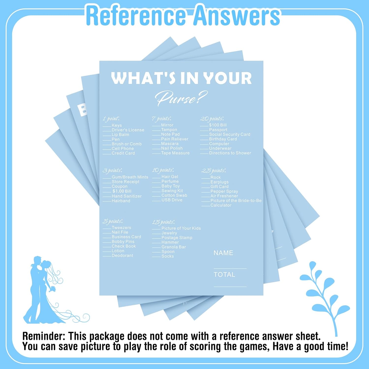 332Pcs Bridal Shower Games Supplies, 251 Wedding Games Cards 1 Put A Ring On It With Advice And Wishes Cards With Wooden Box For Something Blue Before Bridal Shower Decorations