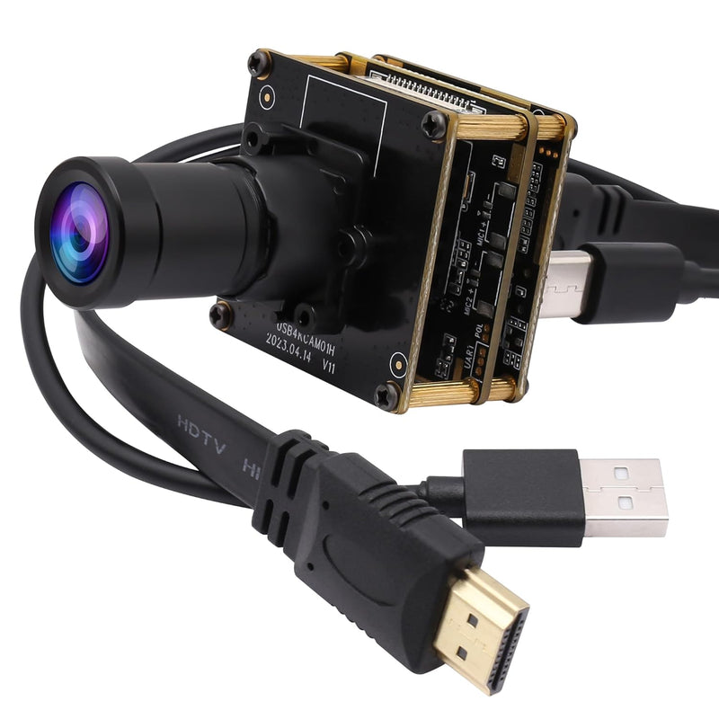 4K Usb Hdmi Camera Module Night Vision Pc Camera Mini Lightburn Camera For Com