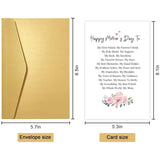 Poem Mother'S Day Card From Daughter Son, Sweet Flower Mothers Day Card For Mommy, Happy Mother'S Day To My Best Mom