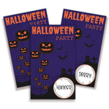 Pumpkin Halloween Scratch Off Cards, 50 Pcs Spooky Halloween Party Games For Adults Party Supplies, Gift Cards For Spa Business - B07
