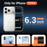 Black Case for iPhone 18 Pro and iPhone 17 Pro Protective Cover