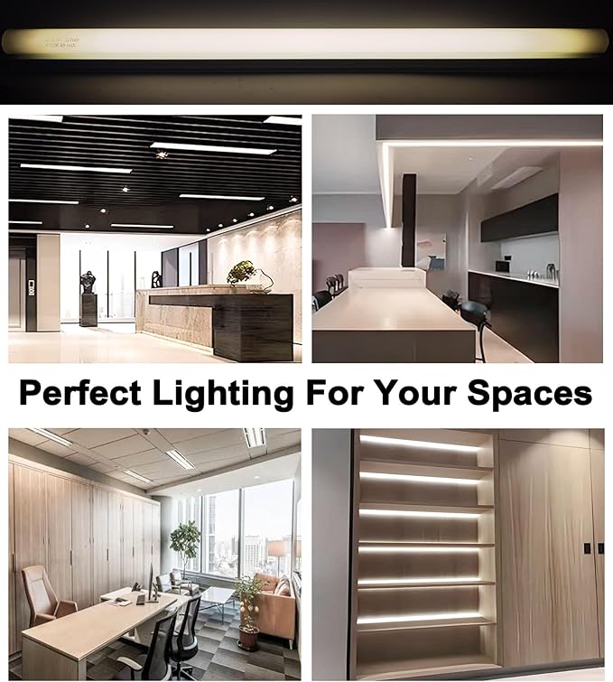 25 Pack F32T8 Fluorescent Tube Light Bulbs 4FT 32W 4100K Cool White G13 Base