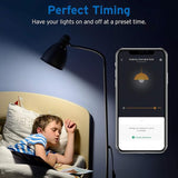 4 Pack Smart LED Light Bulbs 60W Equivalent E26 Warm White 2700K Wi-Fi Connected Voice Control