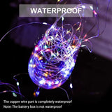 16 Ft 50 Led Fairy Lights Battery Operated Mini Battery Powered Copper Wire Starry Fairy Lights For Bedroom Decoration,