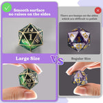 Upgraded Large Dnd Silicone Molds For Resin With 7 Cavities, Polyhedral Stereoscopic Game Epoxy Resin Molds For Diy Dice Making, Table Board Game