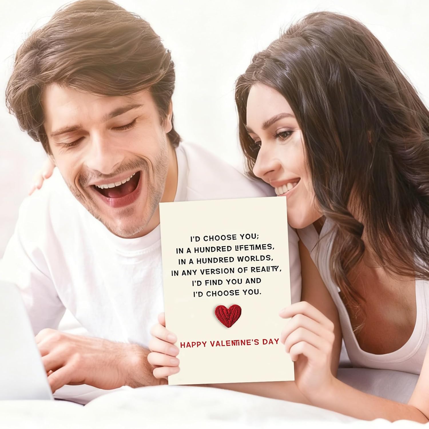Romantic Valentine'S Day Card Gift For Him Her,Funny Valentine'S Day Card For Husband, Wife, Boyfriend, Girlfriend, Spouse