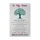 Valentines Day Card For Nana, Gift For Nana Birthday Easter Mother'S Day Thanksgiving Wedding Card From Grandchild