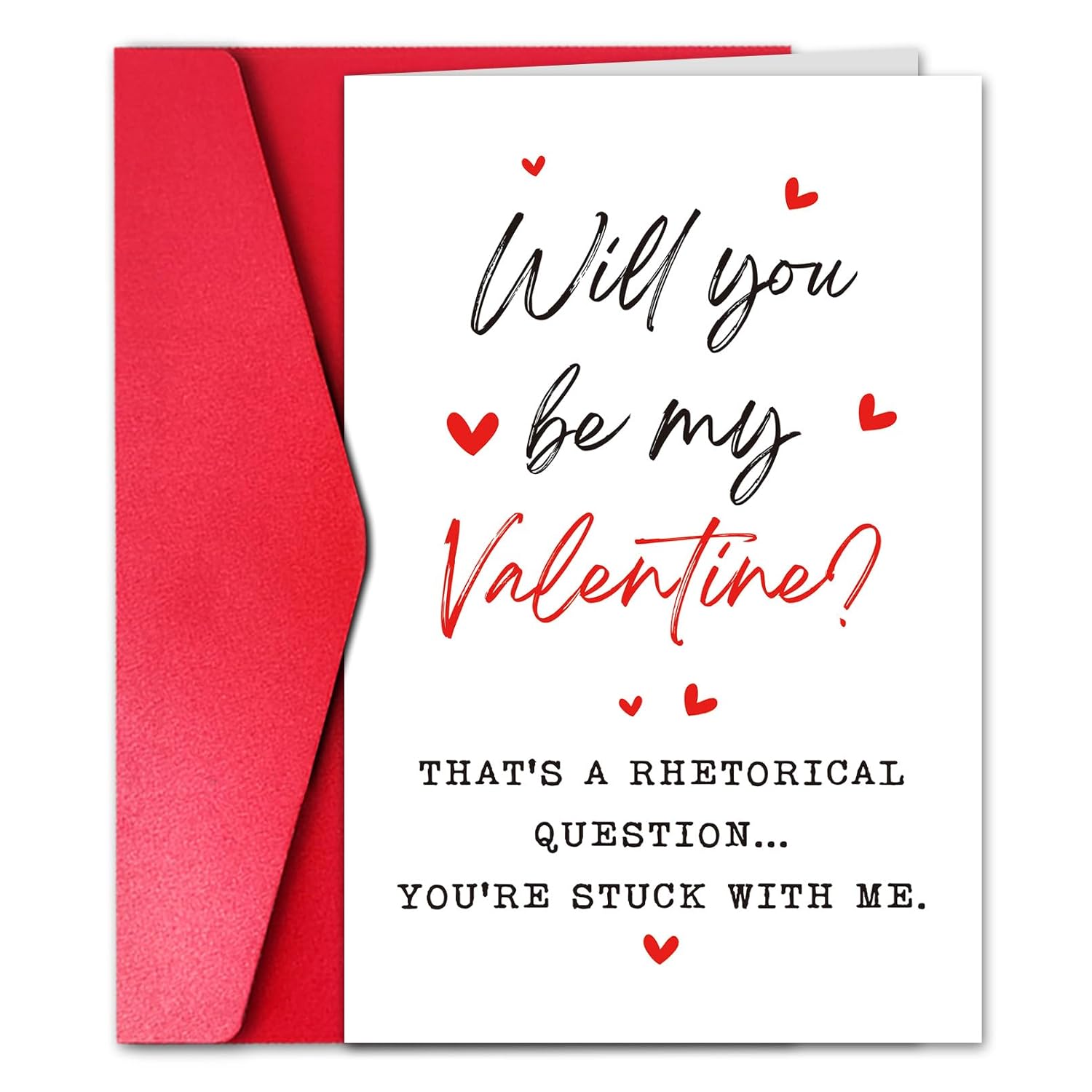 Funny Girlfriend Valentines Day Card, Happy Valentine’S Day Card From Boyfriend Men Him, Be My Valentine