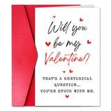 Funny Girlfriend Valentines Day Card, Happy Valentine’S Day Card From Boyfriend Men Him, Be My Valentine