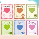 Valentines Day Cards For Kids School 30 Pcs Valentines Day Diy Gifts Card For Kids Classroom Party Exchange Cards,Classroom Exchange Prize Great For Friends (Only Cards)