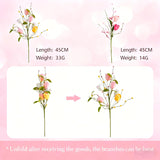 Valentines Day Decorations, 45Cm Tulips Artificial Flowers With Berry Branch For Home Decor, Valentine'S Day Gifts For Him And Her, Long Lasting Faux Tulip Bulbs