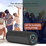 Portable Bluetooth Speaker, 25W, IPX7 Waterproof, 16H Playtime, TWS, Black