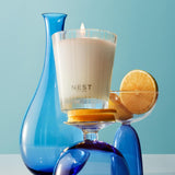 Scented Classic Candle, Amalfi Lemon & Mint - 8.1 Oz - Up To 60-Hour Burn Time - Reusable Glass Vessel