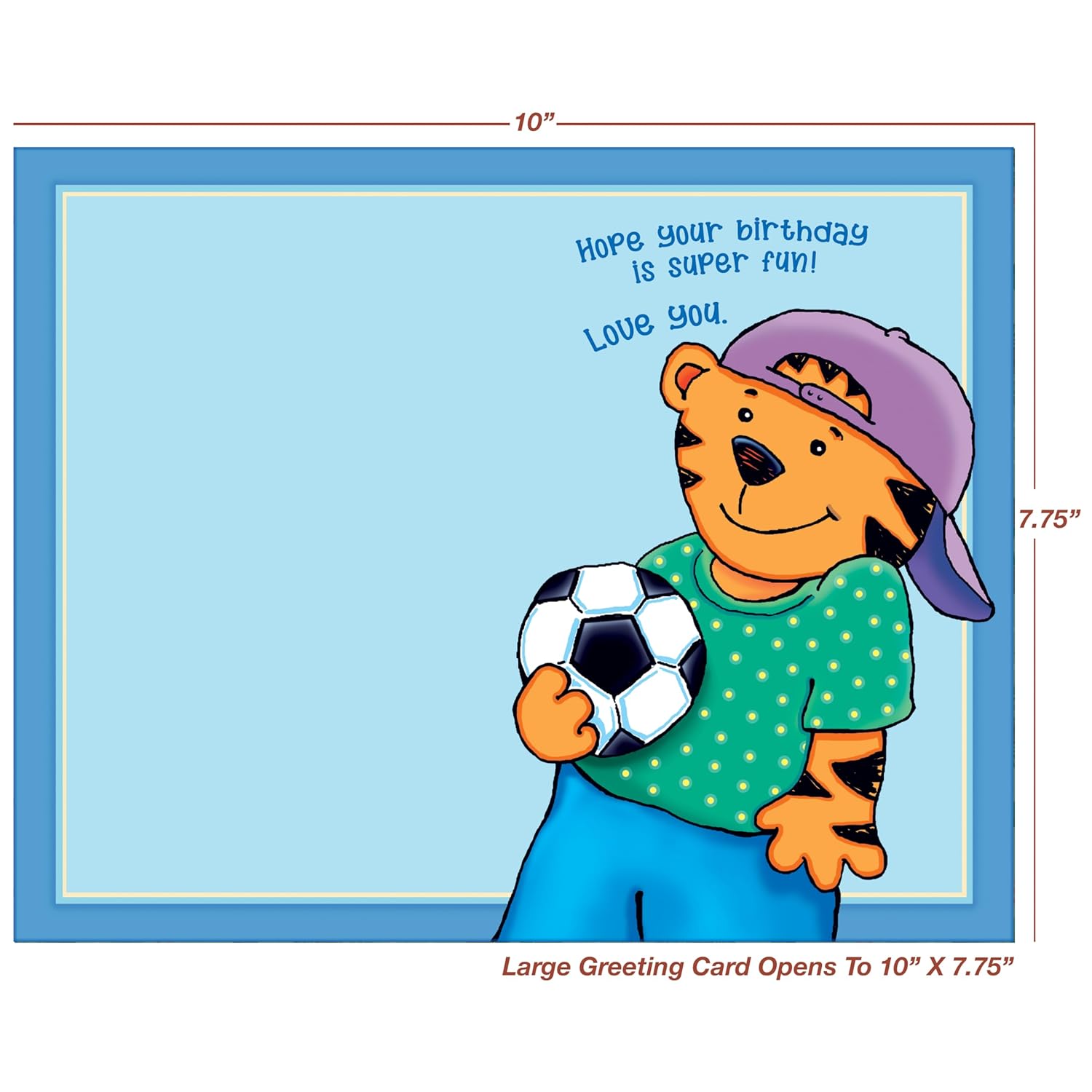 - Great-Grandson Birthday Card - Made In Chicago - Perfect Size: Opens To A Generous 10? × 7.75?- Amazing! - 95814