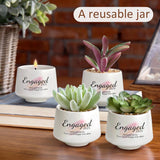 Engagement Gifts - Newly Engaged Couples' Gift, 'Engaged 2025' Candle Bridal Shower Gifts - 6 Oz Lavender Scented