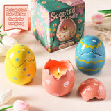 Easter Candles For Spring Table Decorations- Easter Egg Decor Tangerine Sage Scented Candle 9Oz, Spring Home Decor Centerpieces Mantel Decor, Cute Candles Long Buring, Decorative House Warming Gifts