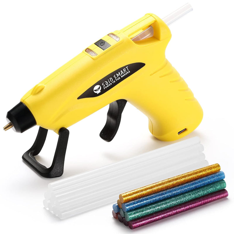 Mini Cordless Hot Glue Gun With Anti-Drip Design And 20 Glue Sticks For Christ