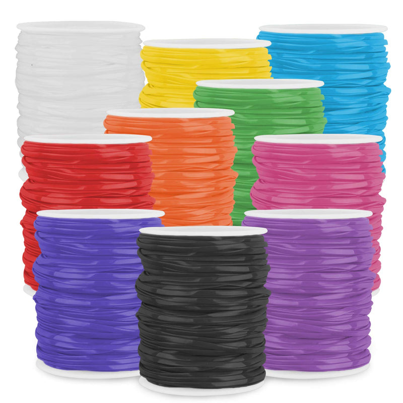 Plastic Lacing Cord,500 Yards Jewelry Making Bracelet Making String For Diy Cr