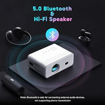 Electric Focus Mini Projector, 1080P, 5G WiFi 6, Bluetooth, 12000L, Portable