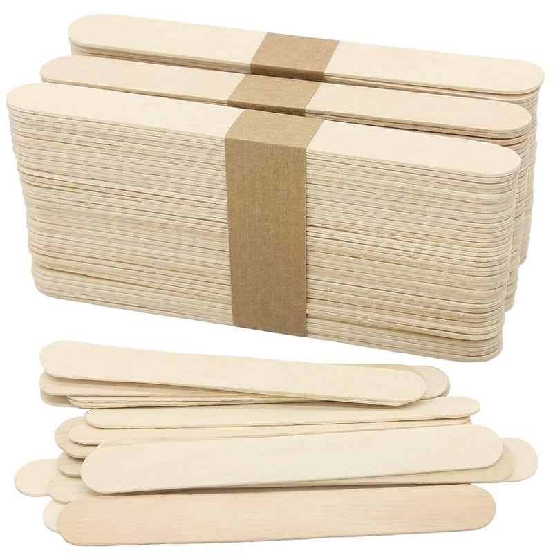 120 Pcs Wood Craft Sticks 5.9 Inch, Ice Cream Sticks, Karlash Jumbo Sticks, Po