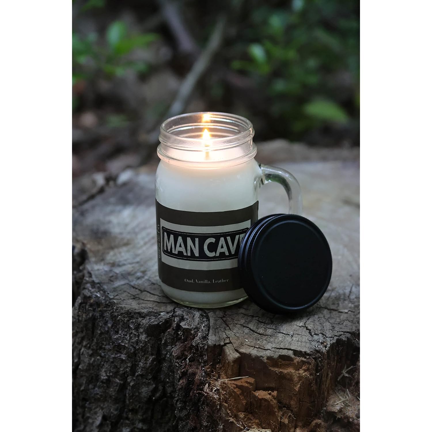 Mountain Kettle Wax Jar Candle With Mancave - Scented Candle - Christmas Day - Fall Decor Anxiety & Stress Relief Burns Up To 60 To 80 Hours