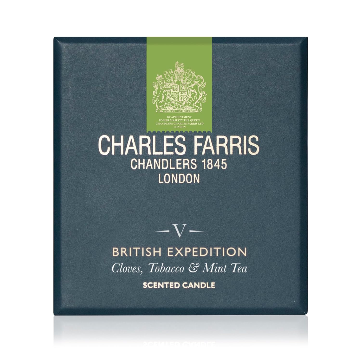 Luxury Scented Candle – 1 Wick, Hand-Poured, Long Lasting, Clean Burning, 210G / 7.5Oz, Burns For Up To 50 Hours, Made In England – Cloves, Tobacco & Mint Tea – British Expedition