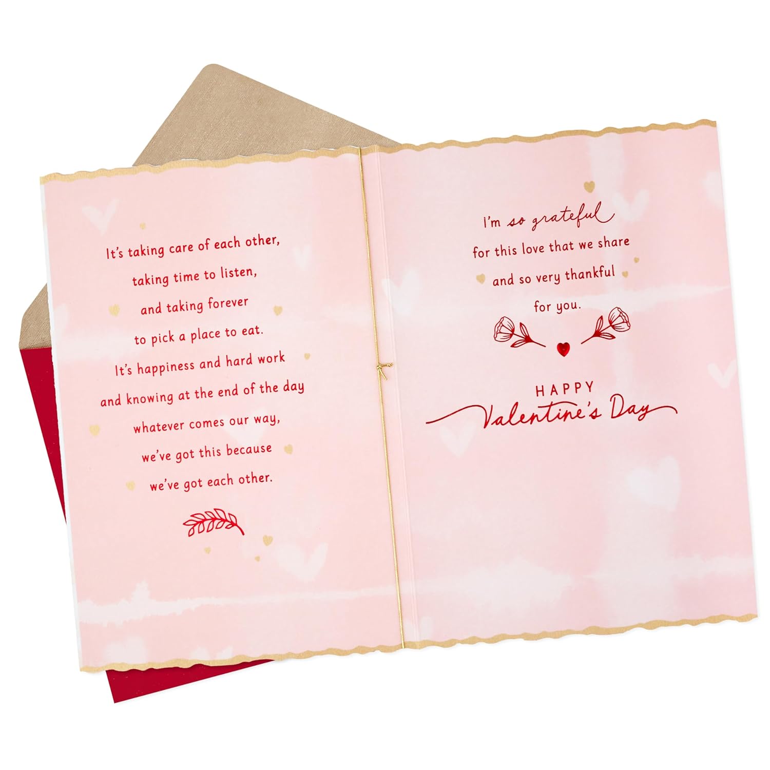 Hallmark Valentine's Day Card for Wife (Happiness and Hard Work)