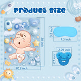 Pin The Pacifier On The Baby Shower Games Blue Balloon Baby Shower Decoration With Large Poster 48 Stickers Blindfold Pin Game For Birthday Party Decorations Activities Supplies