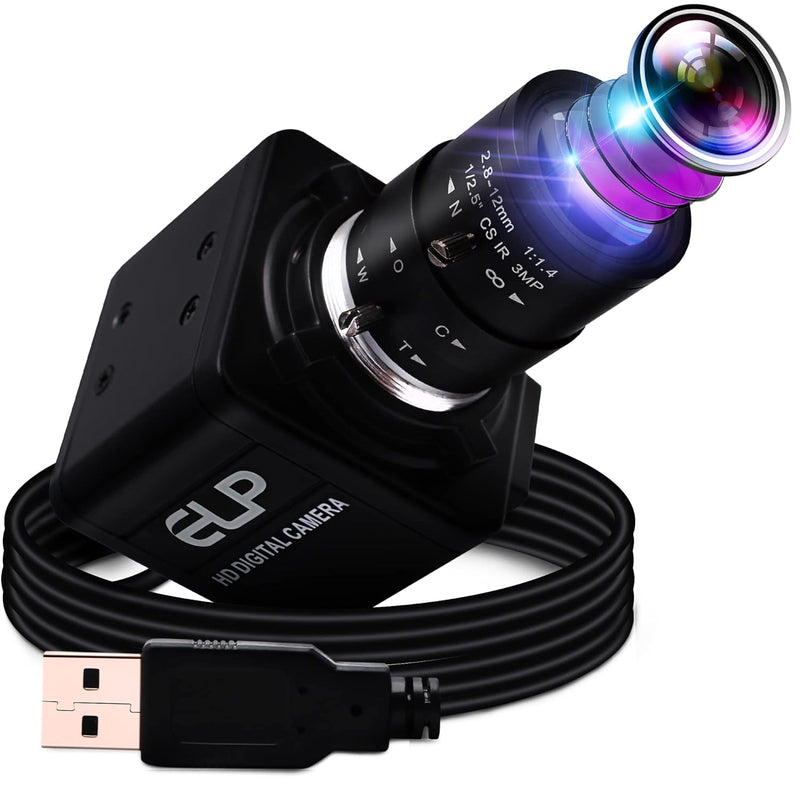 260Fps Variable Focus Camera Optical Zoom Webcam,2Mp Fhd 1080P Varifocal Web C