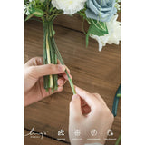 Green Tubing Roll For Bundling Artificial Flower Stems?19.6Ft Tubing For Wedding Bouquets Boutonnieres Corsage And Floral Arrangement