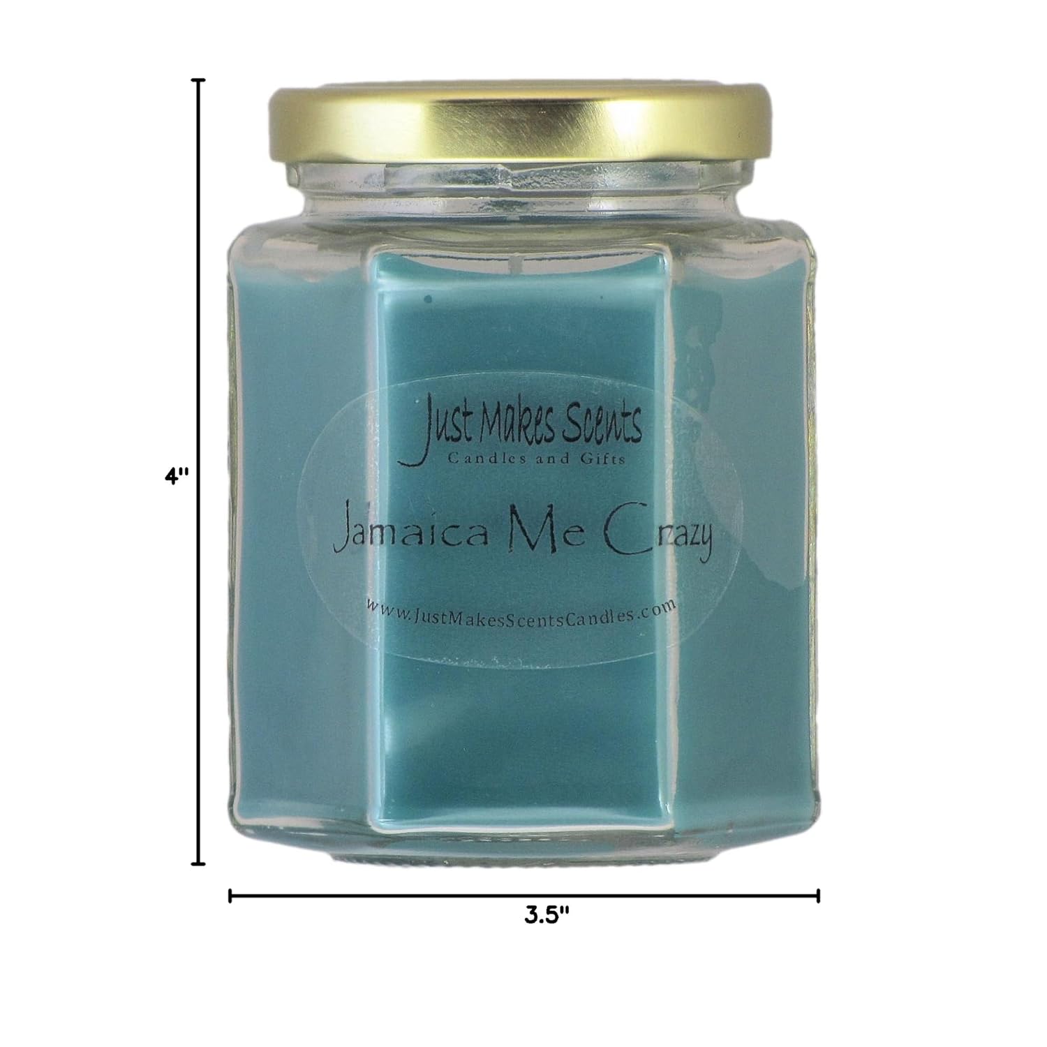 Jamaica Me Crazy Scented Candle | Coconut, Pineapple & Banana Fragrance Candles | Hand Poured In The Usa By Candles & Gifts