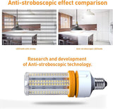 LED Corn Light Bulb 2 Pack 60W 600W Equivalent 7500 Lumens E26 Cool Daylight Indoor Outdoor High Brightness