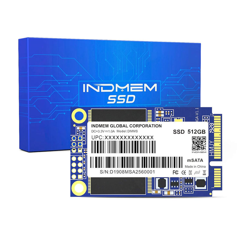 Dmms Msata Ssd 512Gb Internal Mini Sata Iii Ssd 500Gb Micro-Sata Mlc 3D Nand F