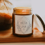 Threekin Warm Hugs Scented Candles For Home, Natural Soy Wax, Relaxing Aromatherapy Gifts, Essential Oils Scented, Long-Lasting Candle Burns For 75-Hours, Lemongrass Lavender Scent