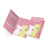Llama Valentine'S Day Card, Made In America, Eco-Friendly, Thick Card Stock With Premium Envelope 5In X 7.75In, Packaged In Protective Mailer (Llama)