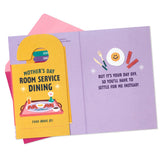 Hallmark Mother's Day Card from Kids (Breakfast Menu Door Hanger)